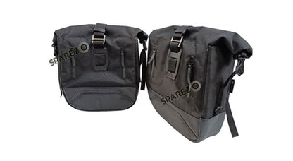 Fit For Royal Enfield Shotgun 650 Black Saddle Pannier Bags with Mounting