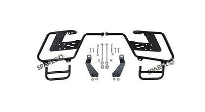 Fit For Royal Enfield Shotgun 650 Saddle Stay With Pannier Bags Pair Black Color