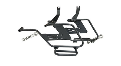 Fit For Royal Enfield Shotgun 650 Saddle Stay With Pannier Bags Pair Black Color