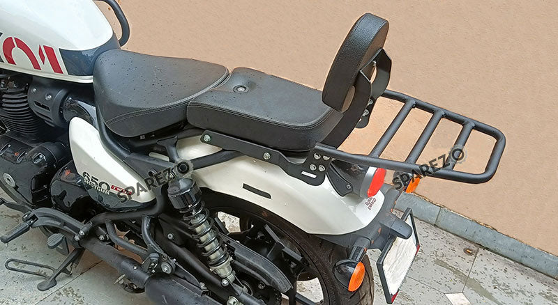 For Royal Enfield Shotgun 650 Accessories Luggage Rack Backrest and Saddle Stay