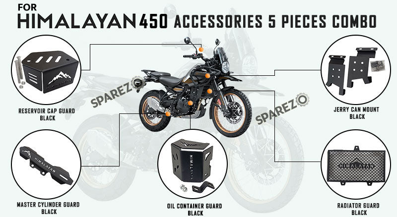 Royal Enfield 5 Pcs Accessories Combo Pack CP-1 Himalayan 450