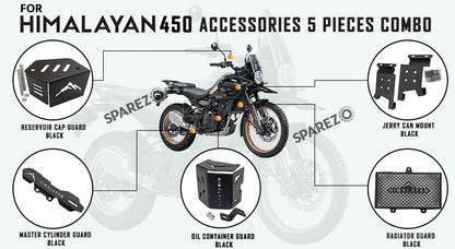 Royal Enfield 5 Pcs Accessories Combo Pack CP-1 Himalayan 450