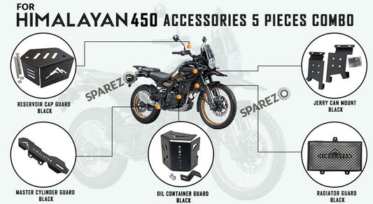 Royal Enfield 5 Pcs Accessories Combo Pack CP-1 Himalayan 450