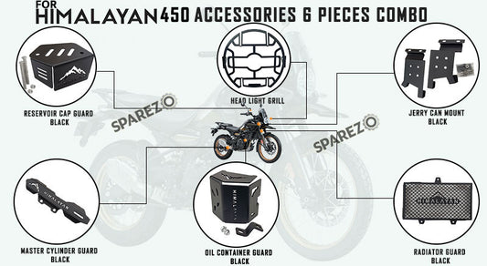 Royal Enfield 6 Pcs Accessories Combo Pack CP-2 Himalayan 450