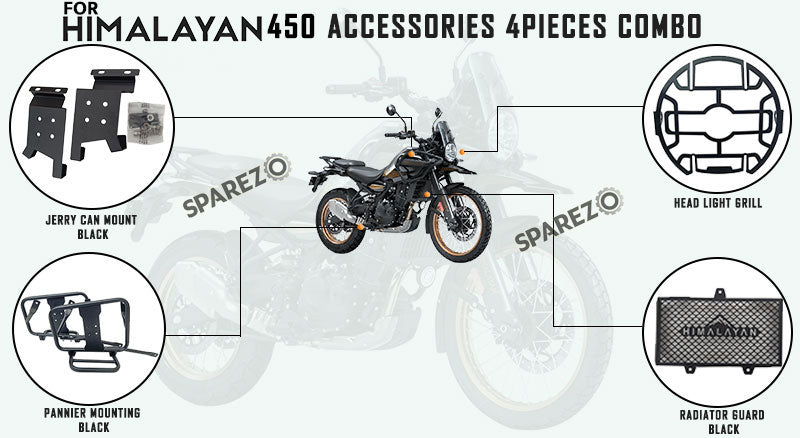 Royal Enfield 4 Pcs Accessories Combo Pack CP-1 Himalayan 450