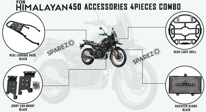 Royal Enfield 4 Pcs Accessories Combo Pack CP-2 Himalayan 450