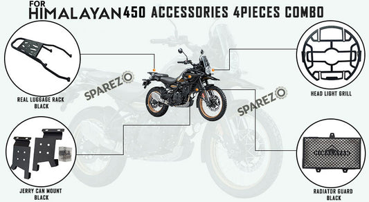 Royal Enfield 4 Pcs Accessories Combo Pack CP-2 Himalayan 450