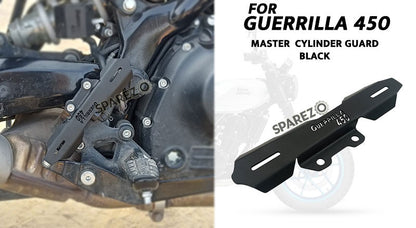 For Royal Enfield Guerrilla 450 Stainless Steel Master Cylinder Guard Black