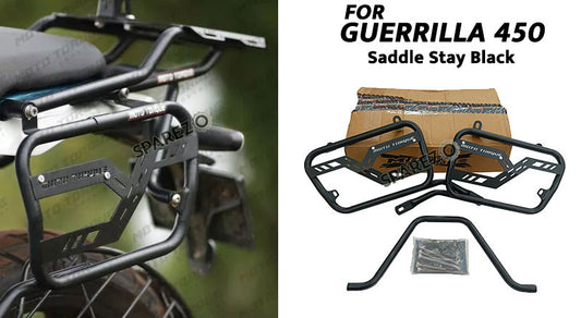 Fit For Royal Enfield Guerrilla 450 Pannier Mounting Rails Saddle Stays Black