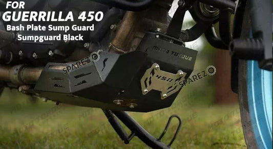 Fit For Royal Enfield Guerrilla 450 Bash Plate Sump Guard Sumpguard Black