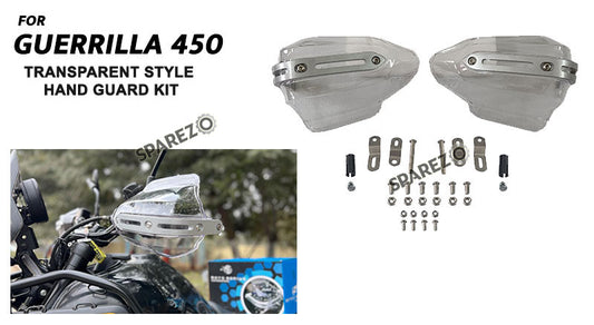 Fit For Royal Enfield Guerrilla 450 Transparent Style Hand Guard Kit