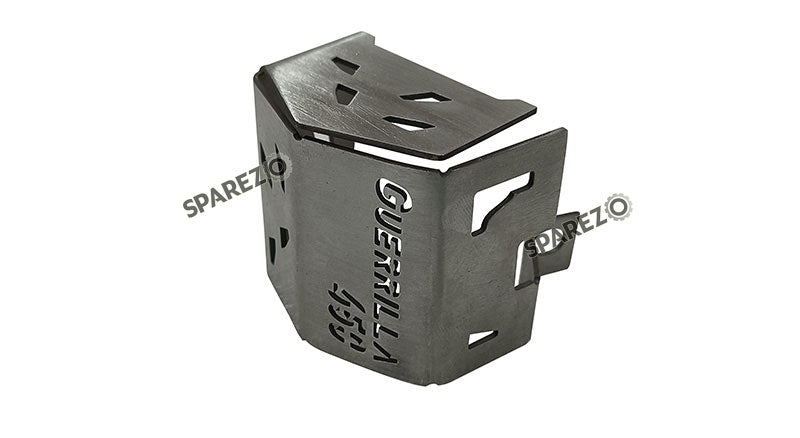 For Royal Enfield Guerrilla 450 Stainless Steel Oil Container Guard Silver