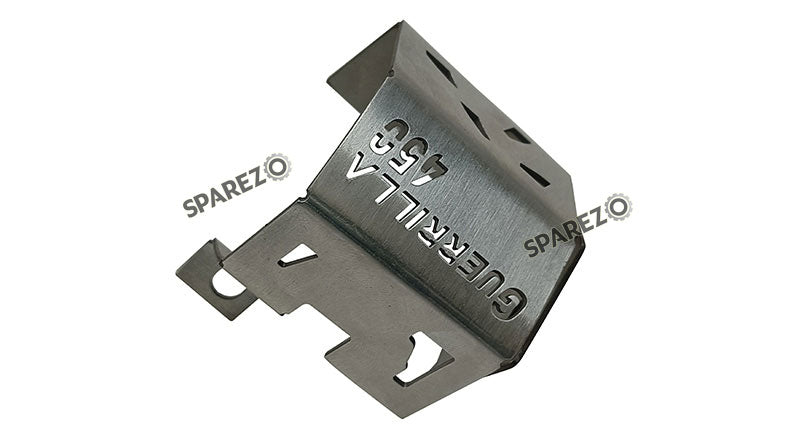 For Royal Enfield Guerrilla 450 Stainless Steel Oil Container Guard Silver