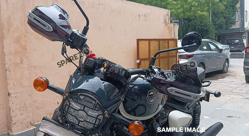 Fit For Royal Enfield Shotgun 650 Tinted Blue Color Hand Guard Kit