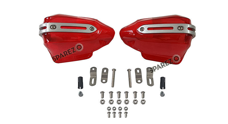 Fit For Royal Enfield Shotgun 650 Tinted Red Color Hand Guard Kit