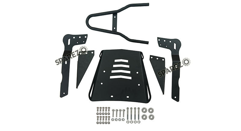 Fit For Royal Enfield Shotgun 650 Touring Backrest With Luggage Rack Black