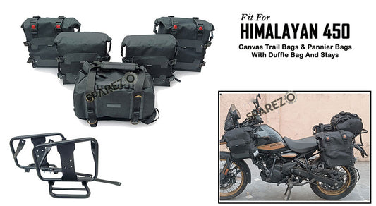 Fit For Royal Enfield Himalayan 450 Trail Pannier Bags And Duffle Bag With Stays