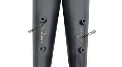 For Royal Enfield GT and Interceptor 650 Silver Stallion Exhaust Silencer Black