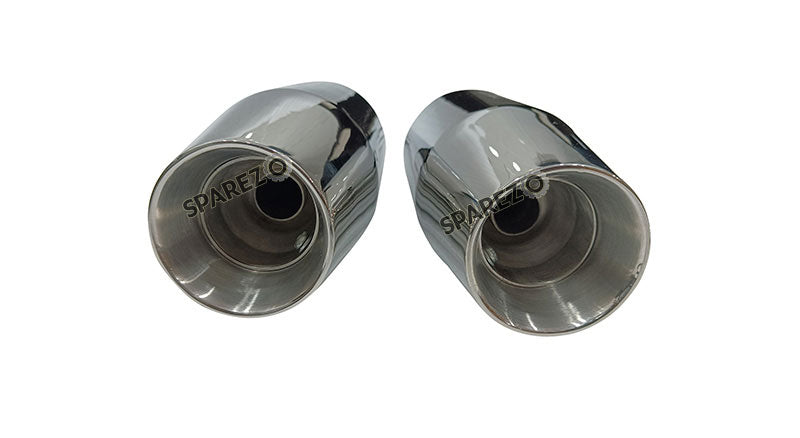 For Royal Enfield GT and Interceptor 650 Silver Stallion Exhaust Silencer LH RH