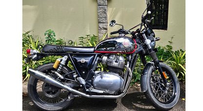 For Royal Enfield GT and Interceptor 650 Silver Stallion Exhaust Silencer LH RH