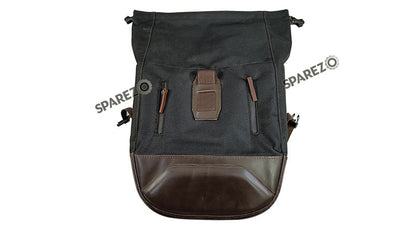 For Royal Enfield Bear 650 Canvas and Leather Pannier Bags With Saddle Stays