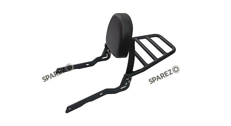 Fit For Royal Enfield Classic 650 Rear Luggage Rack With Backrest Black
