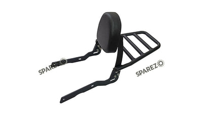 Fit For Royal Enfield Classic 650 Rear Luggage Rack With Backrest Black