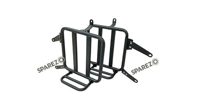 For Royal Enfield Classic 650 Genuine Leather Pannier Bags Olive With Mounting