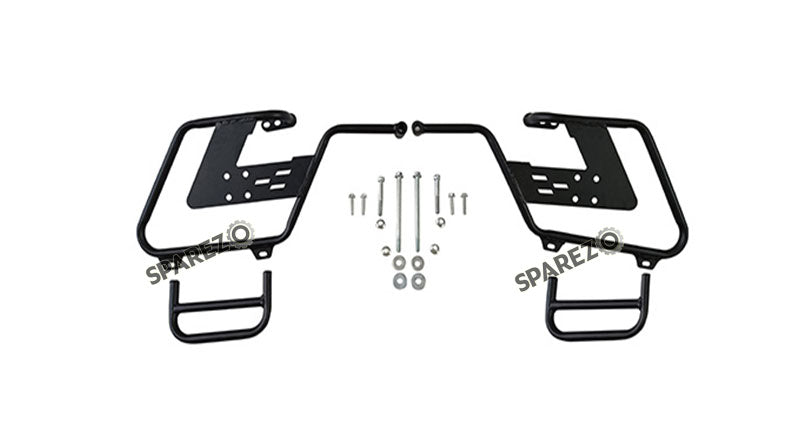 Fit For Royal Enfield Classic 650 Brown Color Bags With Saddle Stay Mounting