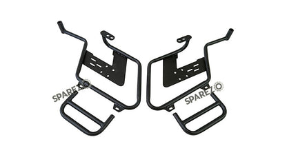 Fit For Royal Enfield Classic 650 Brown Color Bags With Saddle Stay Mounting