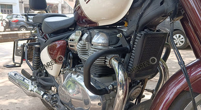 Fit For Royal Enfield Classic 650 Compact Engine Guard Black