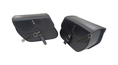 Fit For Royal Enfield Classic 650 Black Color Bags With Saddle Stay Mounting