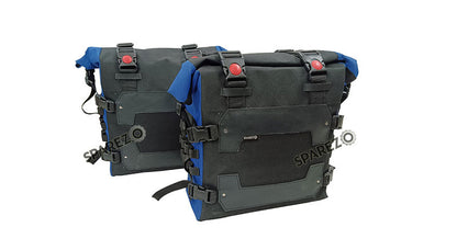 For Royal Enfield Classic 650 Canvas Pannier Bags With Mounting