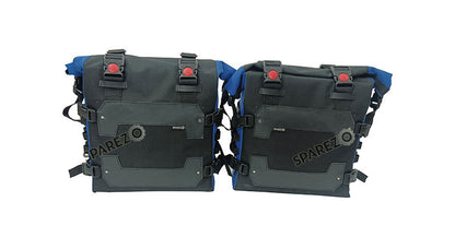 For Royal Enfield Classic 650 Canvas Pannier Bags With Mounting