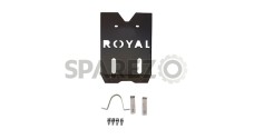 Royal Enfield Classic 350cc 500cc Engine Guard Skid Plate Steel Black