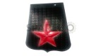 Royal Enfield Rubber Red Star Mud Flap - SPAREZO
