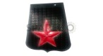 Royal Enfield Rubber Red Star Mud Flap - SPAREZO