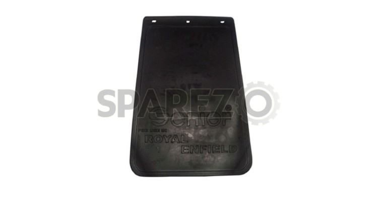 Royal Enfield Rear Mudguard Rubber Mud Flap With Logo Embossed - SPAREZO