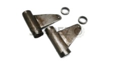 Royal Enfield BSA Raw Bare Metal Headlamp Holding Brackets