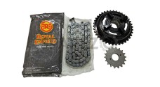New Royal Enfield Complete Chain Sprocket Assembly For Classic 500cc Model #597462