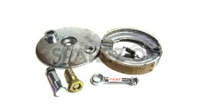 Royal Enfield Complete 6" Front Brake Assembly - SPAREZO
