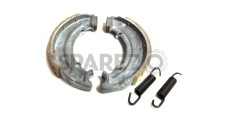 Royal Enfield 350cc Front Brake Shoe With Lining Springs - SPAREZO