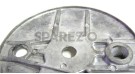 Royal Enfield Front Brake Cover Plate 6" Silver - SPAREZO