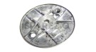 Royal Enfield Front Brake Cover Plate 6" Silver - SPAREZO