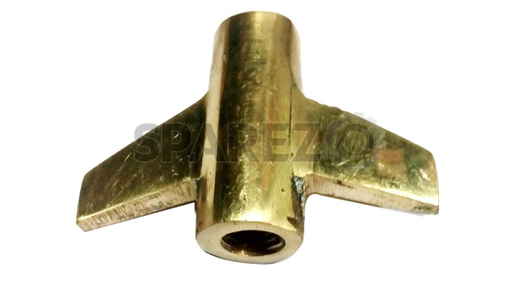 New Royal Enfield Brass Rear Brake Rod Wing Nut - SPAREZO