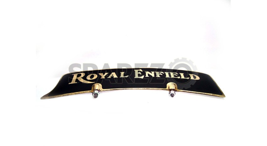 Details about   BRASS MADE FRONT MUDGUARD NUMBER PLATE ROYAL ENFIELD NEW BRAND 