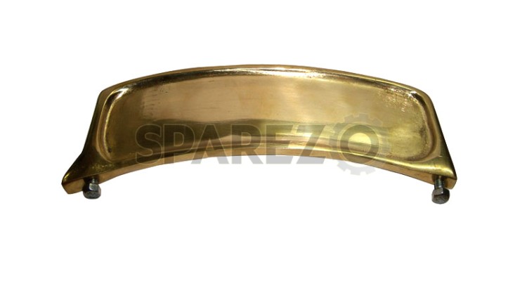 Brass Front Mudguard Number Plate - SPAREZO