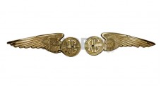 Royal Logo Brass Made Fuel Tank Badges Motif Emblem - SPAREZO