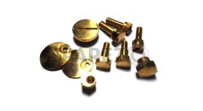 Royal Enfield Customised Brass Nuts Studs Cap Bolt Kit