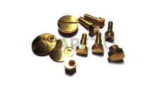 Royal Enfield Customised Brass Nuts Studs Cap Bolt Kit - SPAREZO